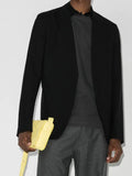 Maison Margiela collarless single-breasted blazer