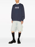 AMBUSH logo-embroidered organic-cotton sweatshirt