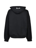 BREATH embellished hooded hoodie