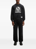 Neighborhood graphic crew-neck sweatshirt