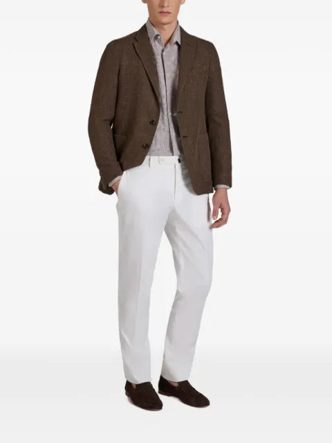 Incotex mélange-effect blazer